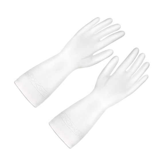 GOOHOCHY PVC Waterproof Gloves for Household Cleaning 1 Pair 11.8x3.5x0.4In