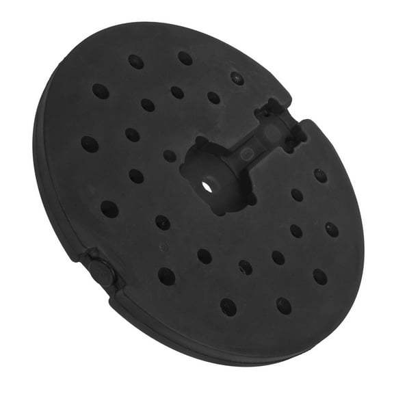 FUEENIRVA Black Weighted Lamp Base for Home with Elegant Design and Stability