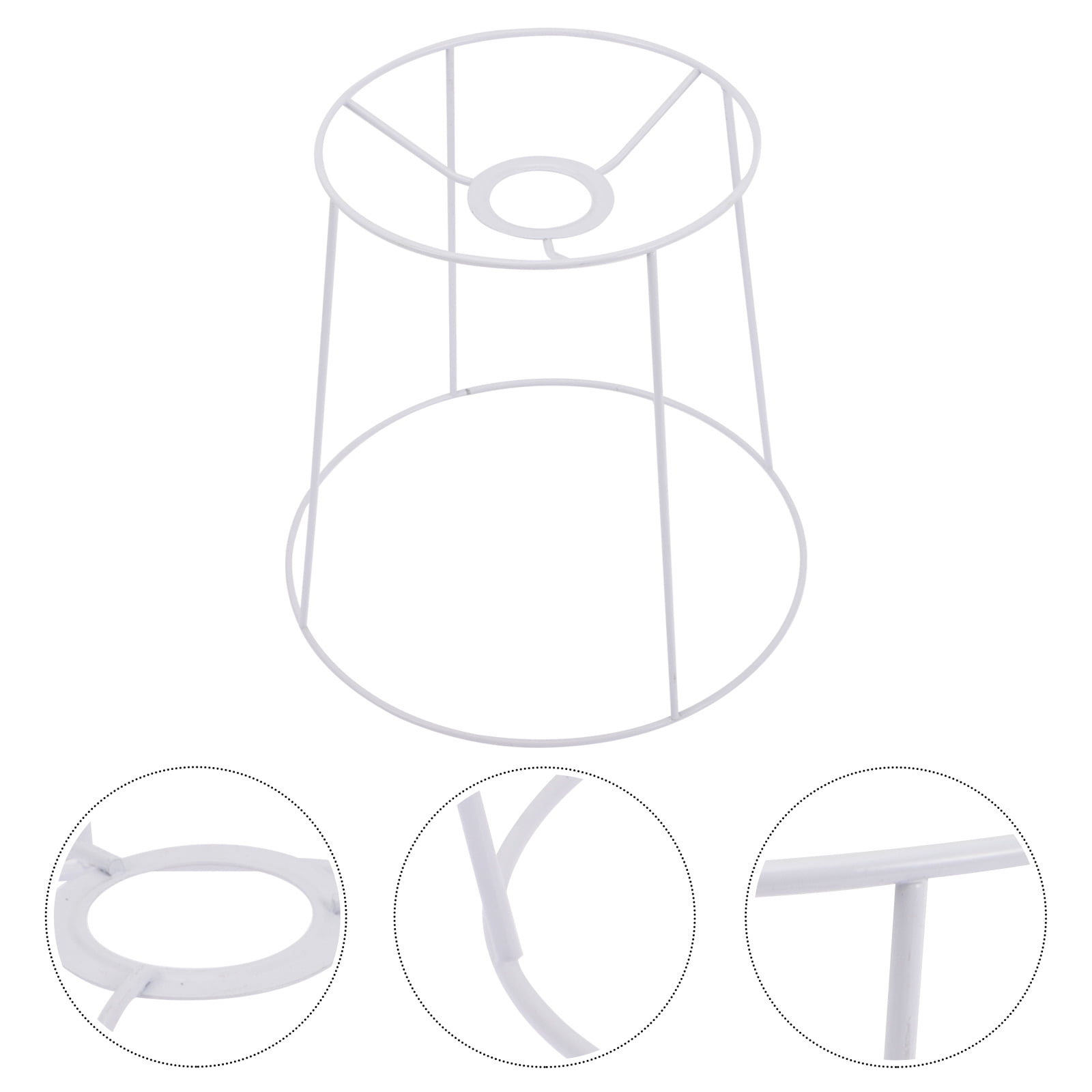 WORGEOUS Lamp Shade Frame Iron Lampshade Bracket Table Lamp Shade Rack ...