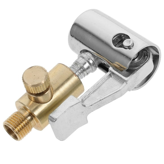 WORGEOUS Lock Inflate Locking Air Chuck With Clip Portable Tire Inflator Chuck Hose Adapter Tire Chuck Air Compressors Hose End For Hose Repair