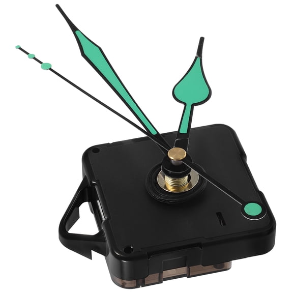 WORGEOUS  Luminous Clock Movement Mechanism Wall Electronic Accessories Battery Work Black