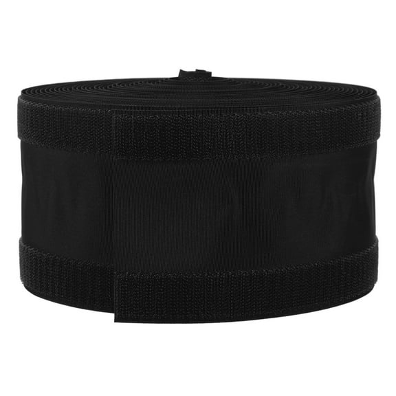 WORGEOUS Luxury Phone Carpet Wire Sleeving Cable Strip Cable Sleeve 1200X10X0.2CM Black