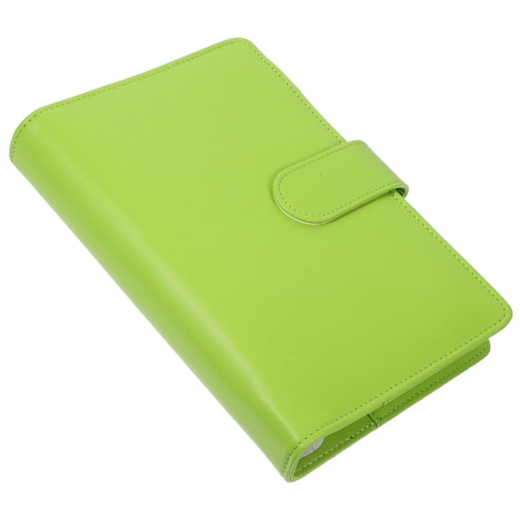 WORGEOUS Light Green Macaron Notebook Storage Bag with Stickers for Planner Organization