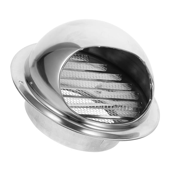 WORGEOUS Metal Dryer Vent Cover with Wall Outlet Air Grille Soffit Exhaust Vent Finish