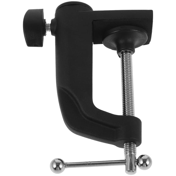 WORGEOUS  Microphone Stand Hangers Game Stands Boom Holder Hook Black