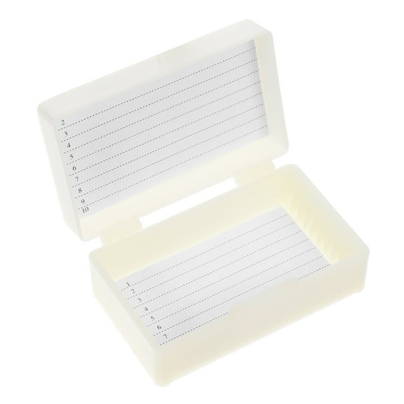 WORGEOUS Microscope Slides Storage Tray Paper Tissue Section Box Laboratory Slides Storage Pathology Tissue Box For Microscope Use