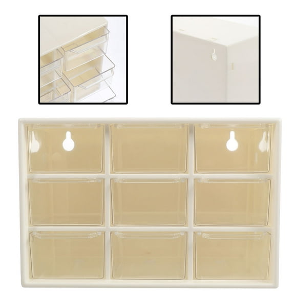 WORGEOUS Mini Desktop Storage Box 1 Washi Tapes And Small Items Multi Functional Plastic Organizer