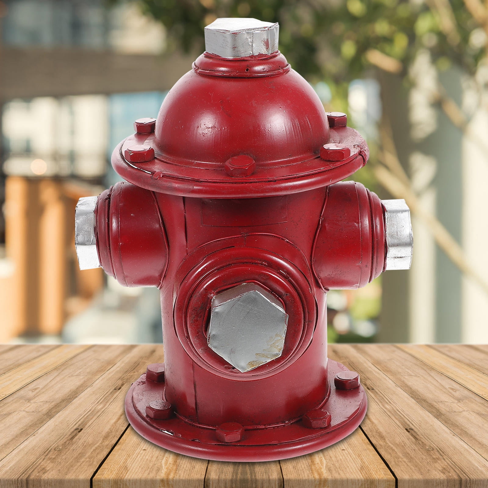 WORGEOUS Mini Fire Hydrant Figurine Red Iron Home Decoration for Adults ...