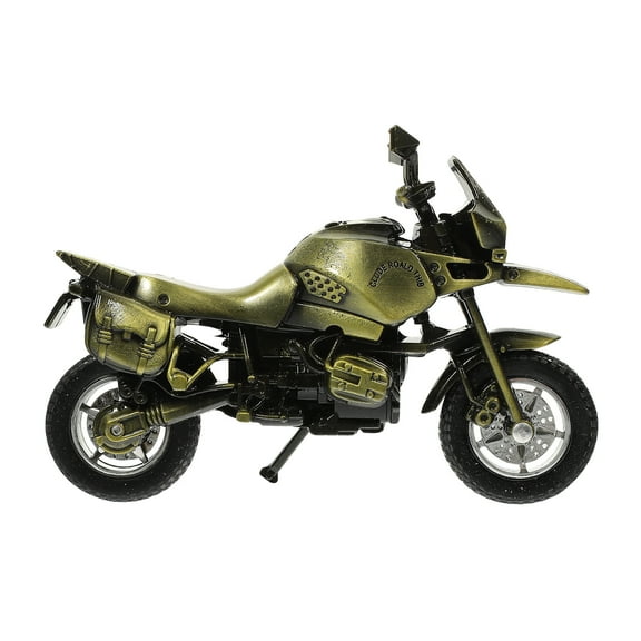 HINTRMENT Retro Motorcycle Model Golden Alloy 1Pack 6.7x1.6x4.3in