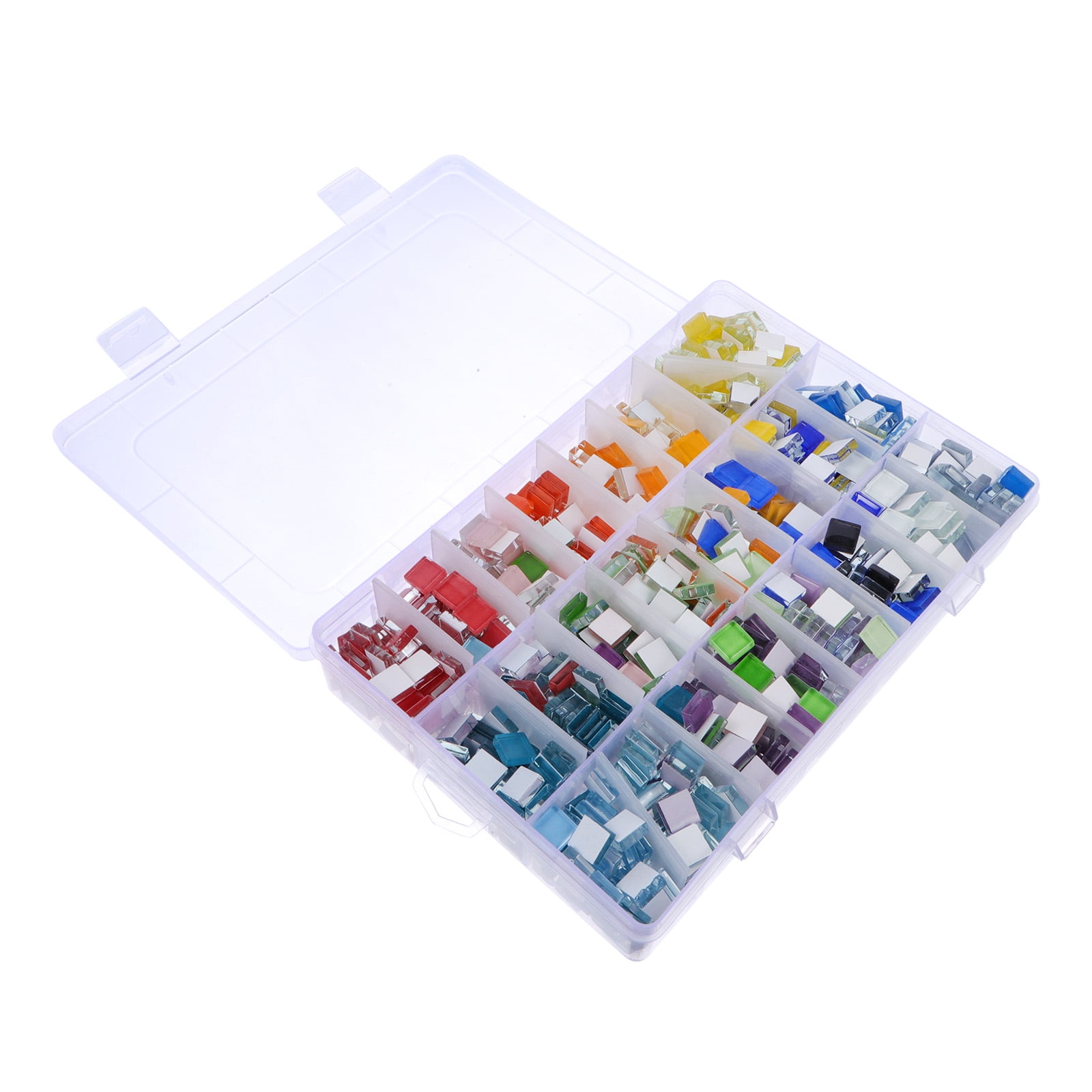 WORGEOUS Mosaic Mirror Tiles Self Adhesive Stick on for Crafts Child