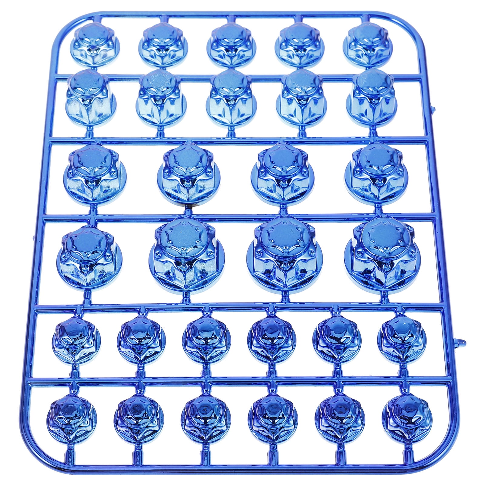 WORGEOUS Motorcycle Modification Nut Engine Bolt Cap Screw Cover License Plate Frames Blue