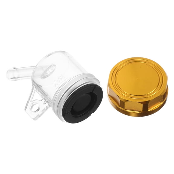 WORGEOUS Motorcycle Rear Brake Master Cylinder With Large Oil Cup Foot Brake Pump For Dirt Bike Atv And Scooter Cap Oil Reservoir Hydraulic Brake System Components