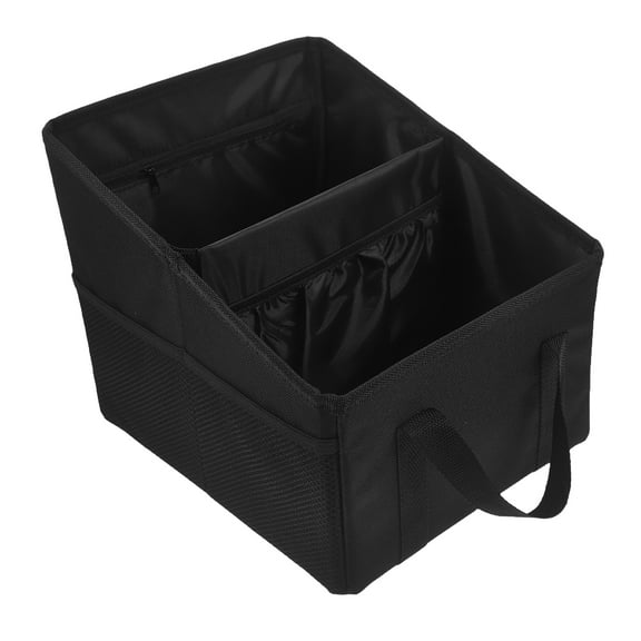 WORGEOUS Multi-Use Car Trunk Organizer with Handles, Foldable Oxford Fabric Storage Box for SUV, Vehicle Back Seat and Trunk