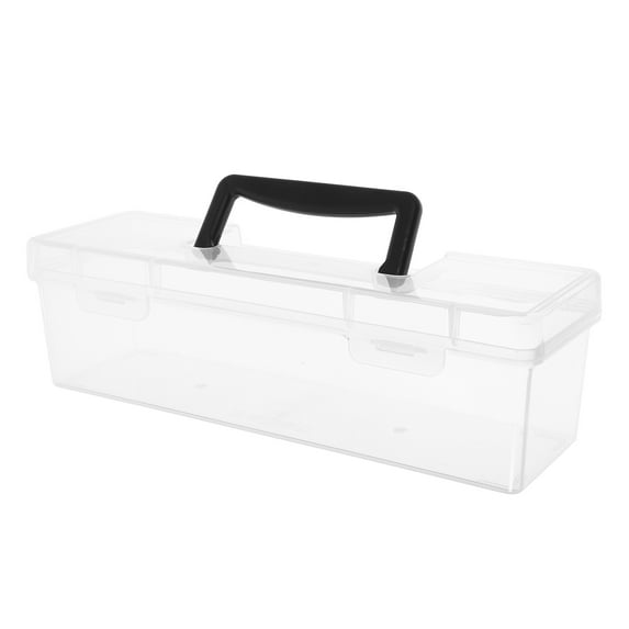 WORGEOUS Multifunctional Toolbox Stackable Bolt Craft Organizer and Storage Black