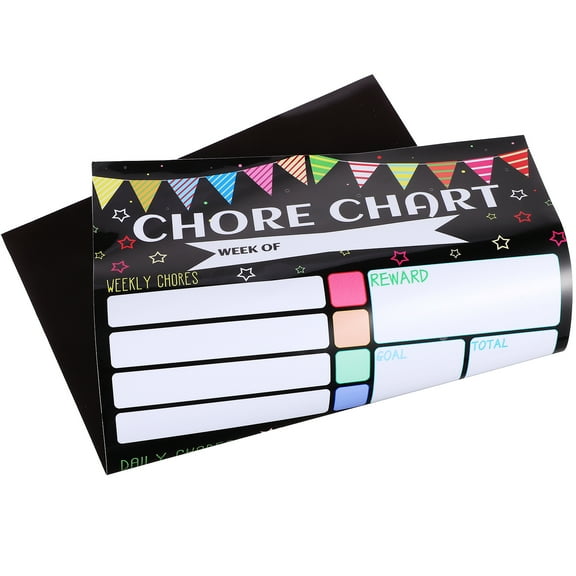 GETAJGHSD Household Behavior Chart Multi-Colored 1 Sheet 11.9X7.9X0.04In