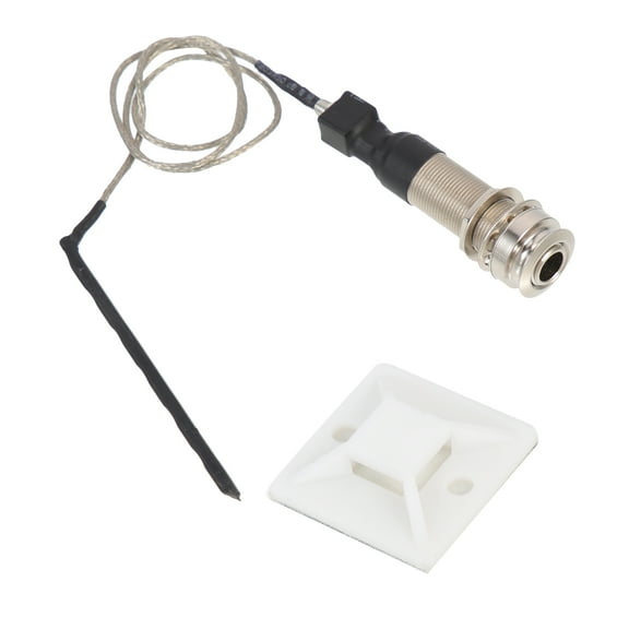 WORGEOUS  Musical Instrument Accessory Folk Guitar Piezoelectric Pickup Pickups Digital Tuner Silver