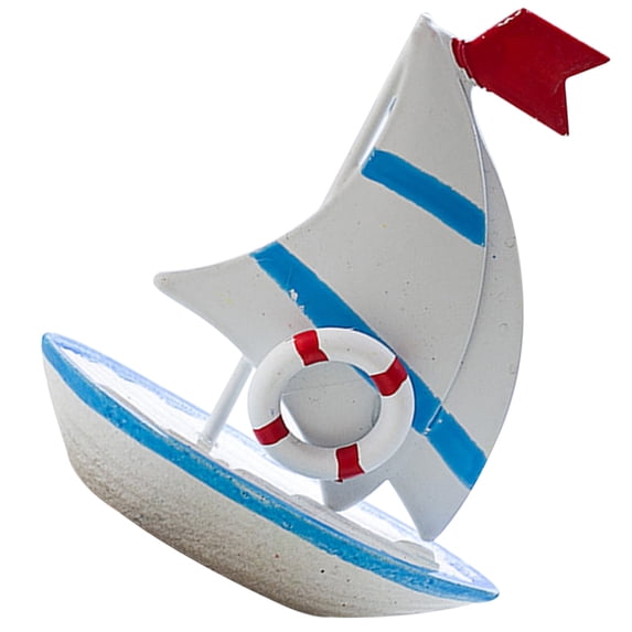 WORGEOUS Nautical Wall Decor Boat Sailing Model Sailboat Sculpture