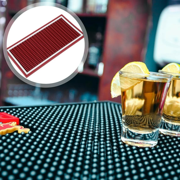 WORGEOUS Non-Slip Cocktail Mat Bar Mat Restaurant Drying Mat Bar Service Mat Pads for Bartending Cocktail Bars Restaurants Accessories