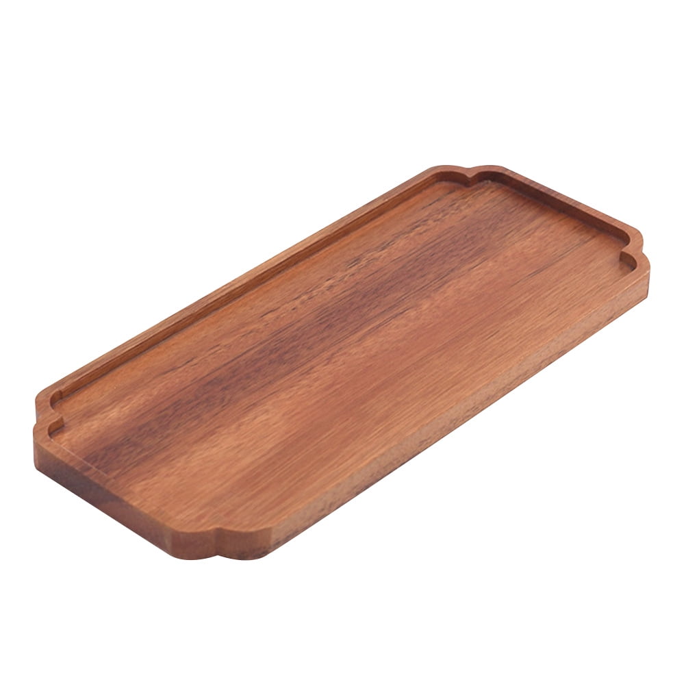 WORGEOUS Nut Wooden Pallet Service Tray Crazy Multi-functional Tray 30X16X1.5CM