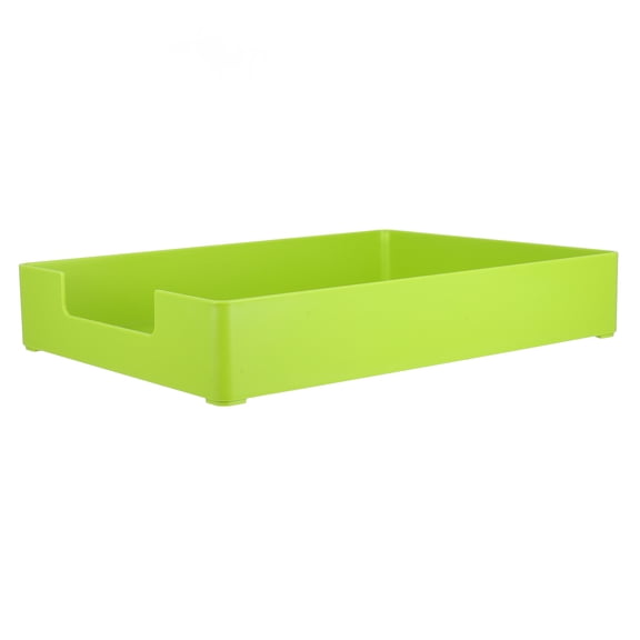 Worgeous Green Desk Organizer Stackable Letter Tray Plastic Paper Organizer Office Desk Pen Holder Desk Tray Organizer Desktop Document Holder Office Supplies Storage