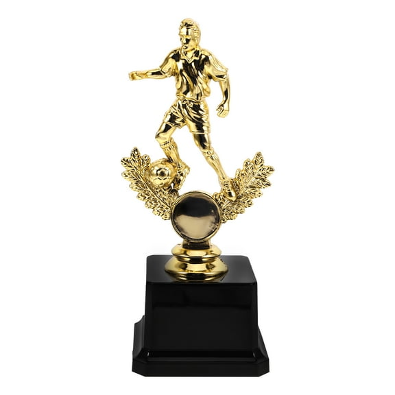 GETAJGHSD Smooth Texture Plastic Trophy with Football Figurine for Soccer Team and Sports Events