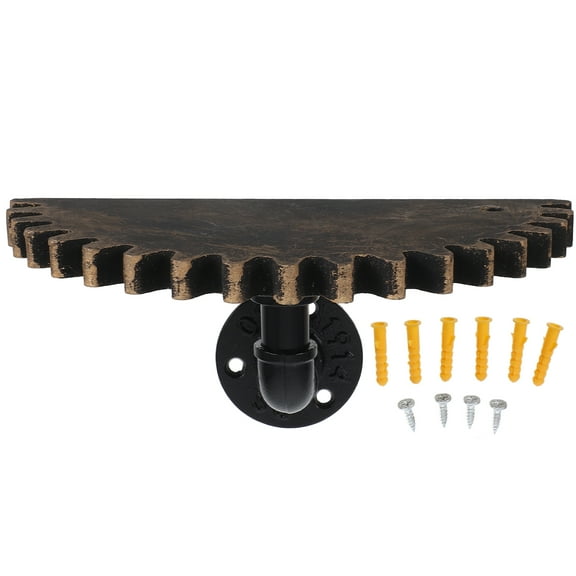 WORGEOUS  Outdoor Shelf Industrial Shelves for Wall Retro Water Pipe Storage Rack