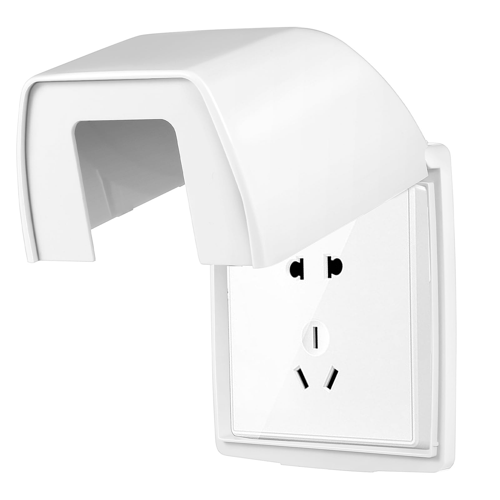 WORGEOUS Outlet Cover Bathroom Wall Outlet Cover Wall Socket Splash Guard Outlet Covering Box Electric Socket Guard Bathroom Essential