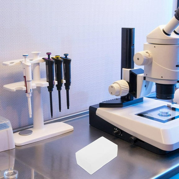 WORGEOUS Pathology Slide Holder Box Plastic Microscope Glass Holder Microscope Glass Case For Laboratory Lab