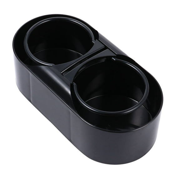 Multi Function Car Double Cup Holder Automobile Water Drink Rack Black