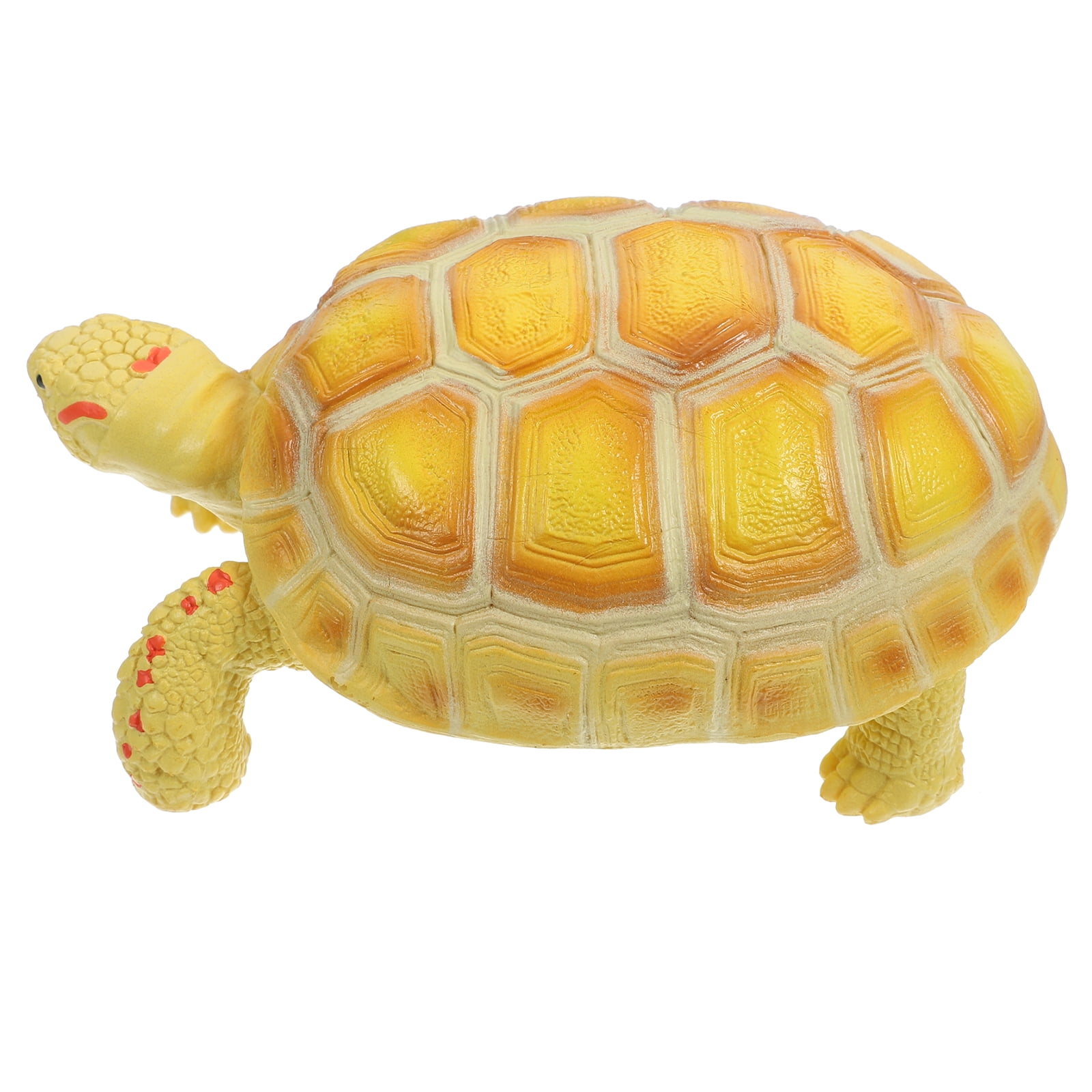 GOOHOCHY Realistic Plastic Yellow Tortoise Toy for Kids Cognitive Land ...