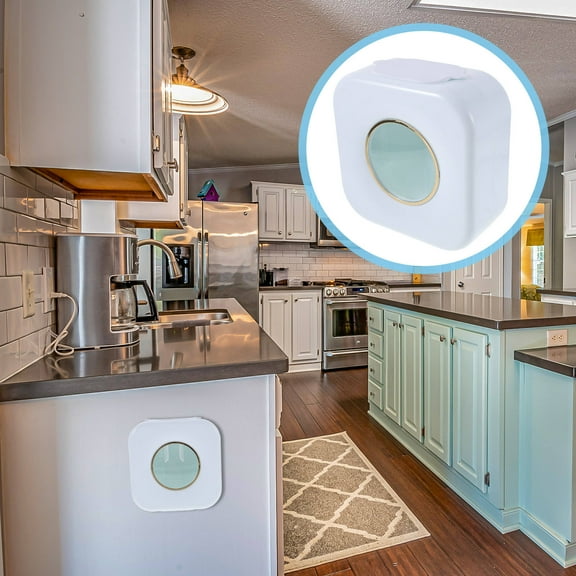 WORGEOUS Hotel Wall Mount Storage Case White Plastic 1Pack