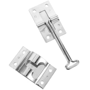 1 Set Trailer Door Holder Entry Catch Exterior Door Hold Hook and Keeper Hardware