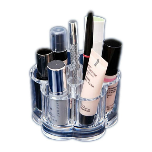 WORGEOUS Plum Blossom Style Acrylic Makeup Jewelry Holder Organizer (Transparent)