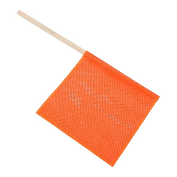 WORGEOUS Pole Hand-Waving Highway Flag Safety Flag For Trucks Pole Hand Waving Truck Hand-Held Flag Warning Flag Safety Flag On A Stick
