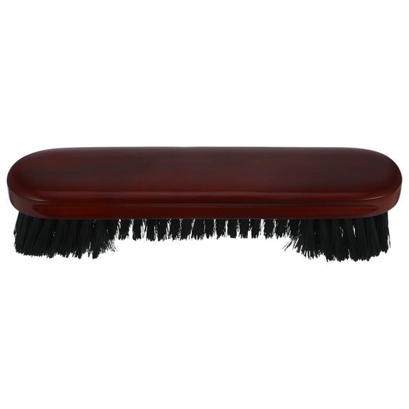 BRIGHTFUFU Billiards Brush Dark Brown Wood Pvc Bristle Table Maintenance 1Pack 8.7x2.4x2.0in