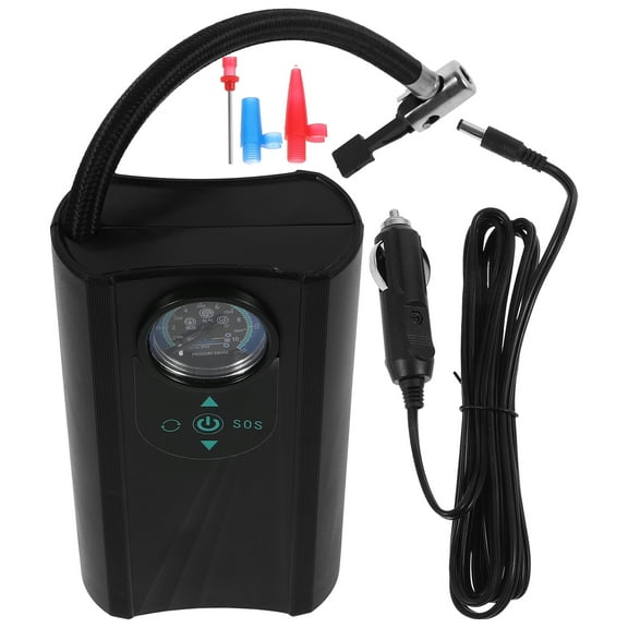 WORGEOUS Portable Air Compressor for Car Pump Converter Cordless Sup Inflator Black