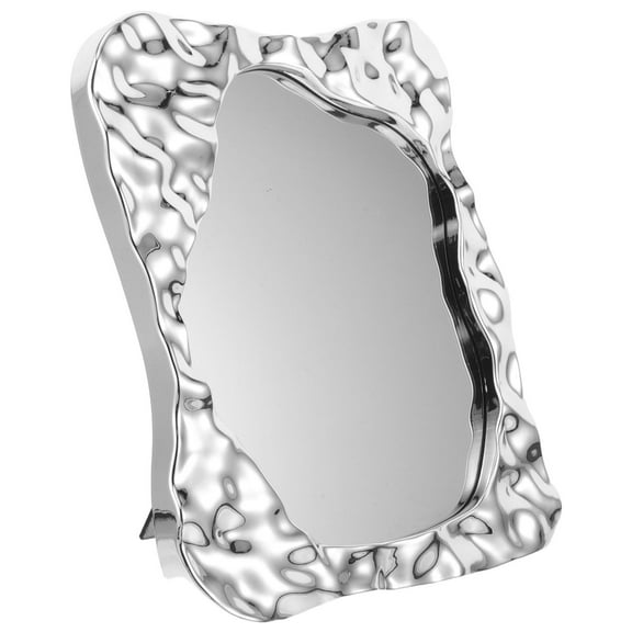 WORGEOUS Portable Vanity Mirror Makeup Aesthetic Desktop Dressing Mirror Dressing Table Cosmetic Tool Small Travel Office Desk Makeup Supply