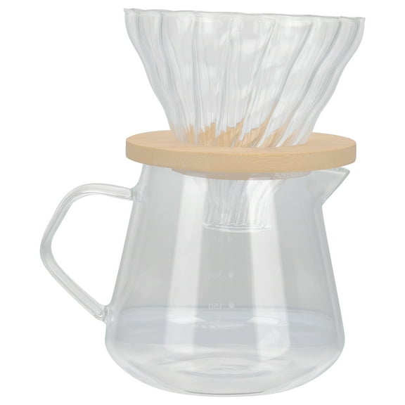 WORGEOUS Pot Coffee Maker Hand Drip Coffee Kettle Coffee Brewing Set 17x15cm