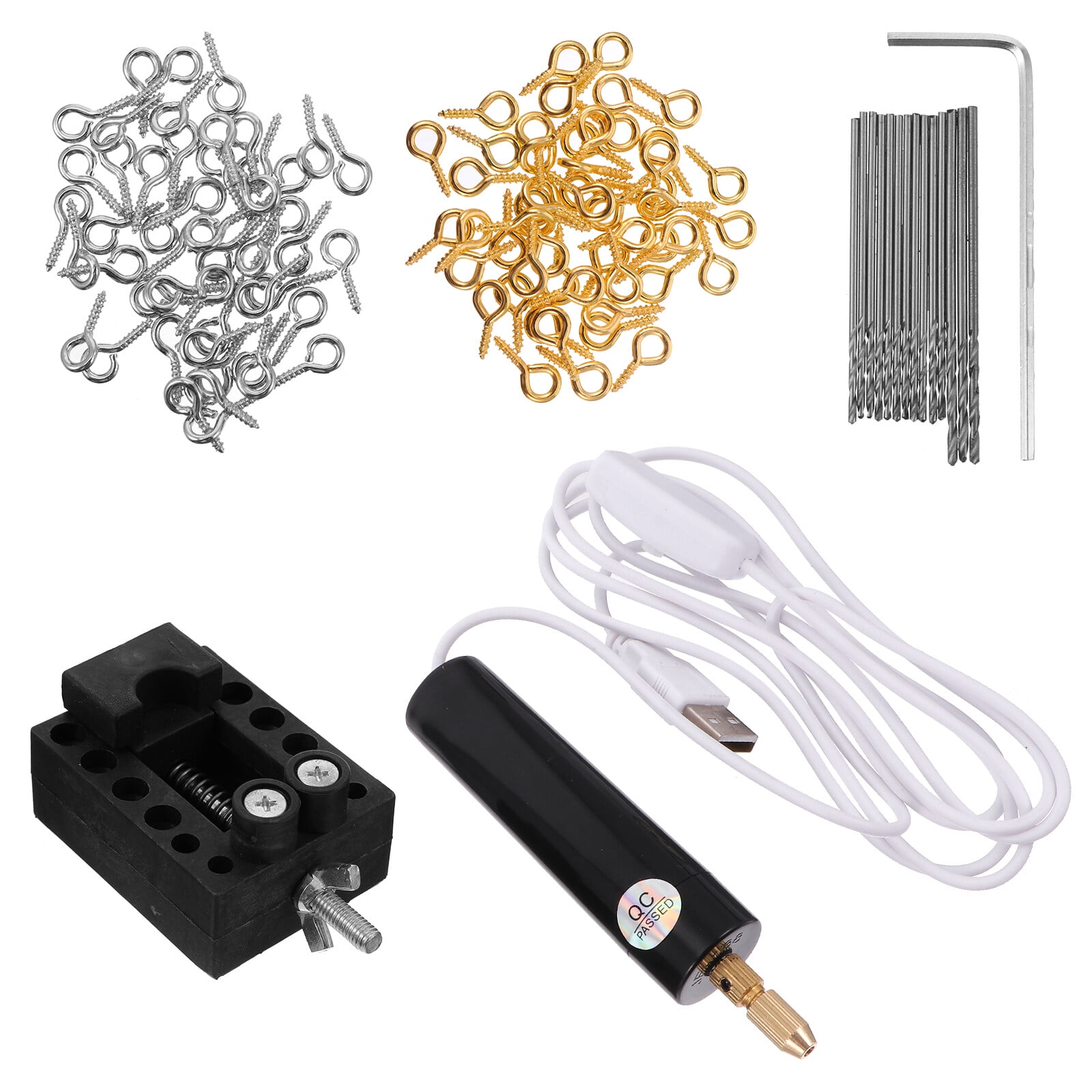 WORGEOUS Power Drill Mini Electric Screwdriver Sheep Eye Set Portable Drilling Tool