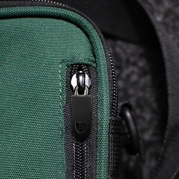 Practical DIY Zipper Pull Tabs for Luggage Bags Made of Durable Plastic Black