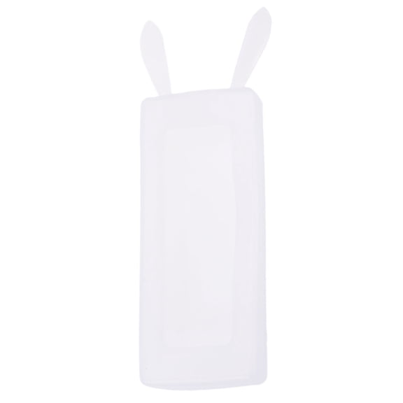 WORGEOUS Protective Case Bunny Ear Silicone Cover Waterproof Clear Cover Skin for TV Air Condition Remote Controller Size 2