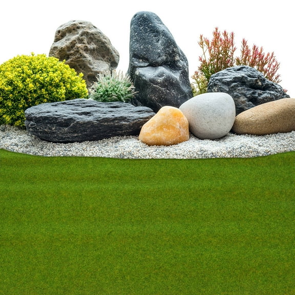 WORGEOUS Realistic Faux Grass Rug for Outdoor and Indoor Use Grass Mat Landscape Model for Balcony and Patio for DIY Craft Model Scenery