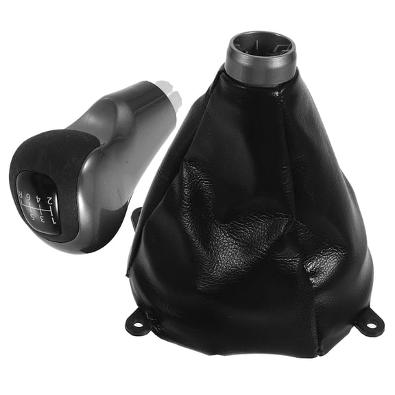 GETAJGHSD 1 Set Universal Manual Shift Knob and Gear Shifter Cover with Easy Installation