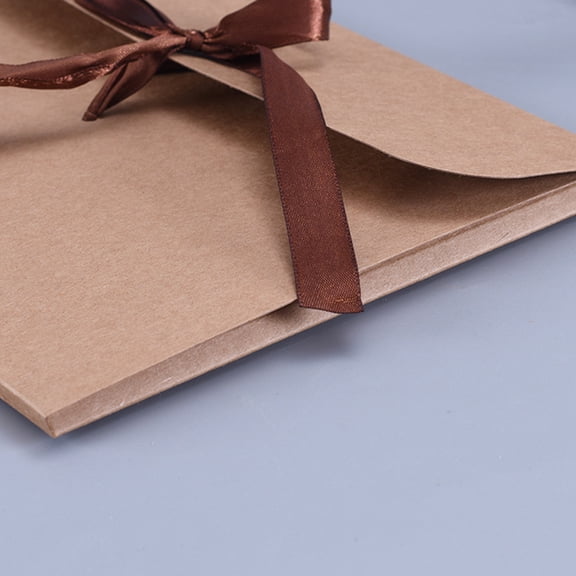 WORGEOUS Retro present Envelope for Writing Letters and Invitations Made of Kraft Paper Light Brown 10pcs
