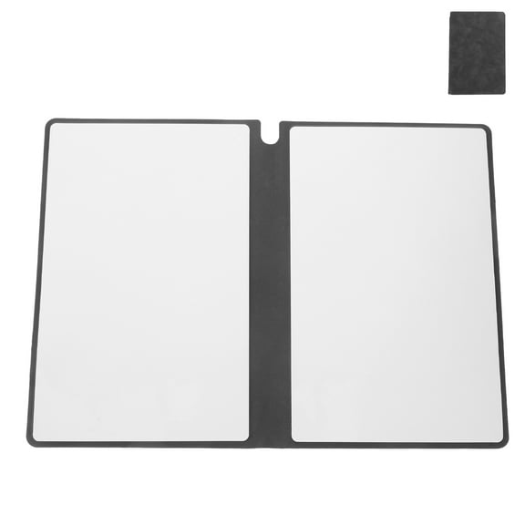 WORGEOUS Reusable A5 Dry Erase Notebook Small Portable Writable White Board Wipe Clean Memo Board Notepad for Office School and Home Use