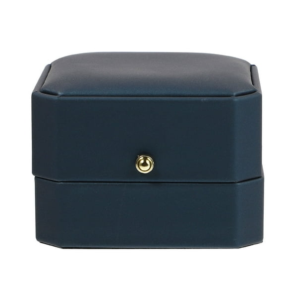 WORGEOUS Ring Packaging Box PU Ring Display Case Box Storage Organizer Jewelry Holder