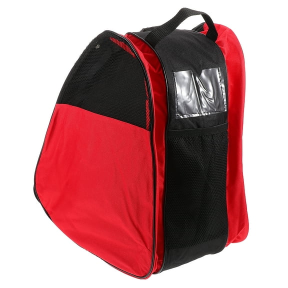 WORGEOUS  Rolling Hockey Bag Girls Ice Skate Roller Skateboard Inlaid Men and Women Red