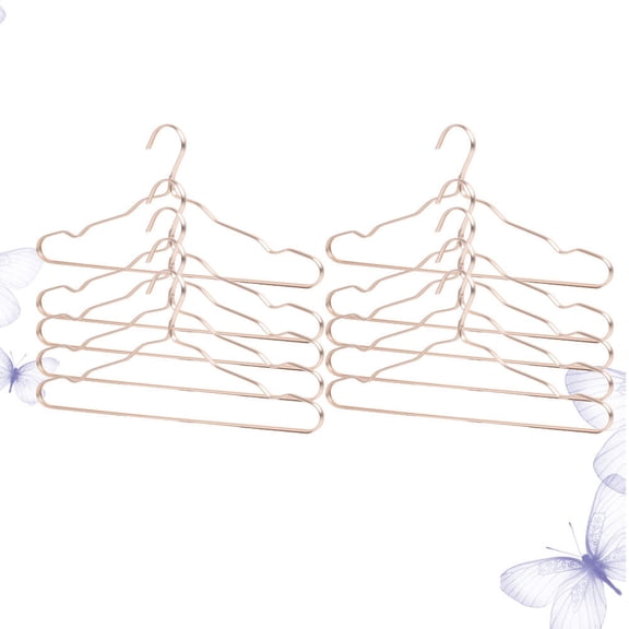 GETAJGHSD Aluminum Wire Hangers Aluminium Alloy Non Trace General Users Laundries 10pcs