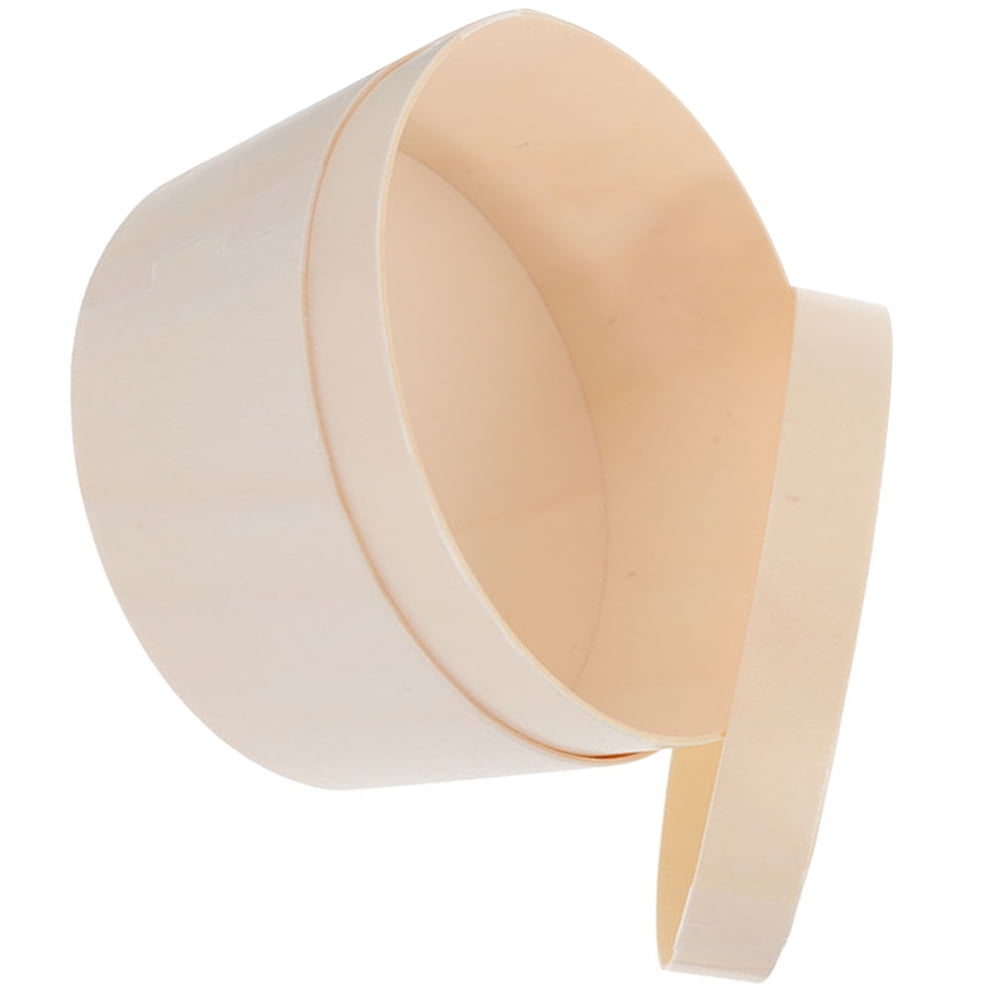WORGEOUS Round Cake Box Wooden Cake Display Container Round Cake ...