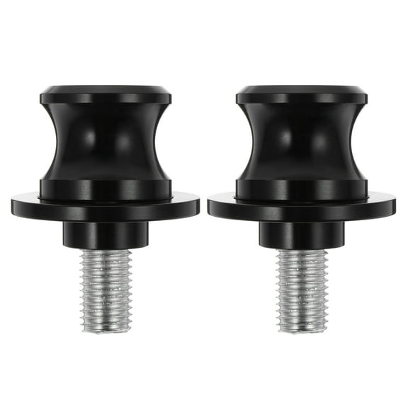 HINTRMENT Motorcycle Bolts Black Aluminum 1 Pair Spools Slider Stand